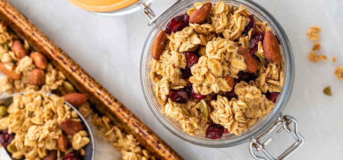 Healthy Homemade Pumpkin Granola Mix Recipe | SideChef