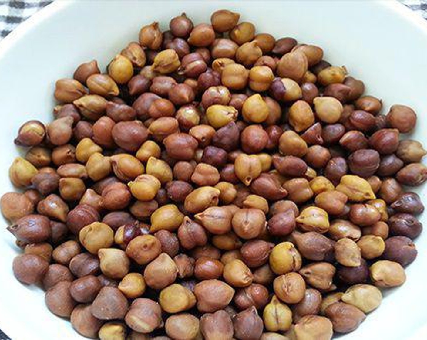 step 1 Wash Dried Chickpeas (1 cup) well and soak it in enough water overnight. Pressure cook the chickpea in enough Water (to taste) adding Ground Turmeric (1/4 tsp). Once the chickpea is cooked well strain off the excess water.