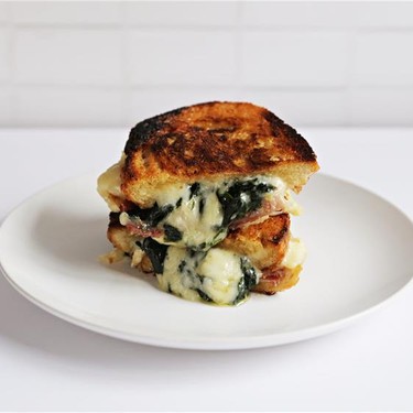 Jenny’s Spinach & Pancetta Grilled Cheese Recipe | SideChef