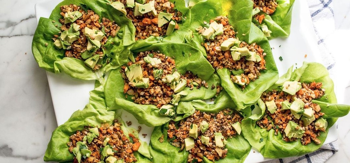 Vegan Green Goddess Mexican Lettuce Wraps Recipe | SideChef