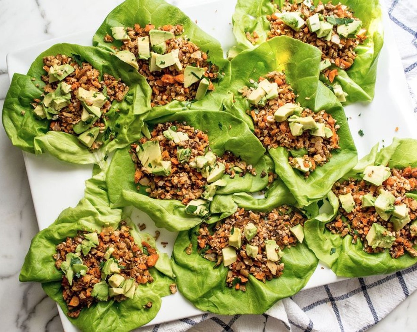 Vegan Green Goddess Mexican Lettuce Wraps