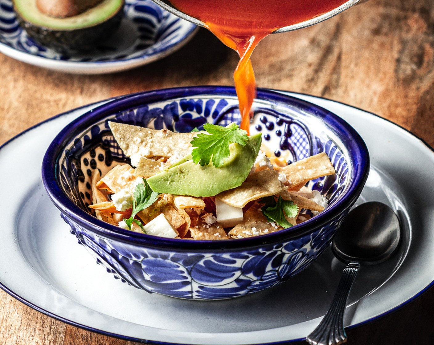 Traditional Mexican Tortilla Soup