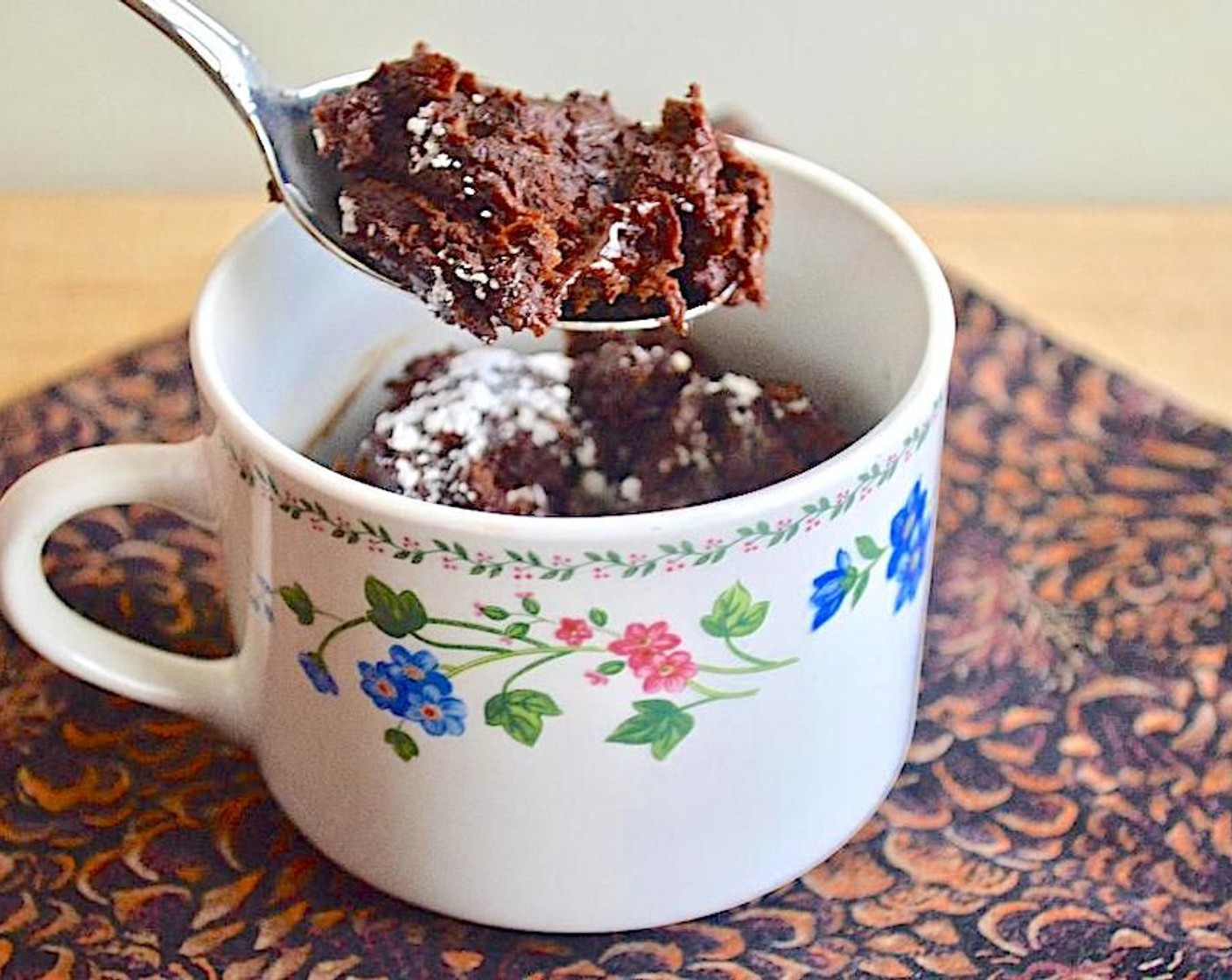 Flourless Bailey's Chocolate Mug Cake