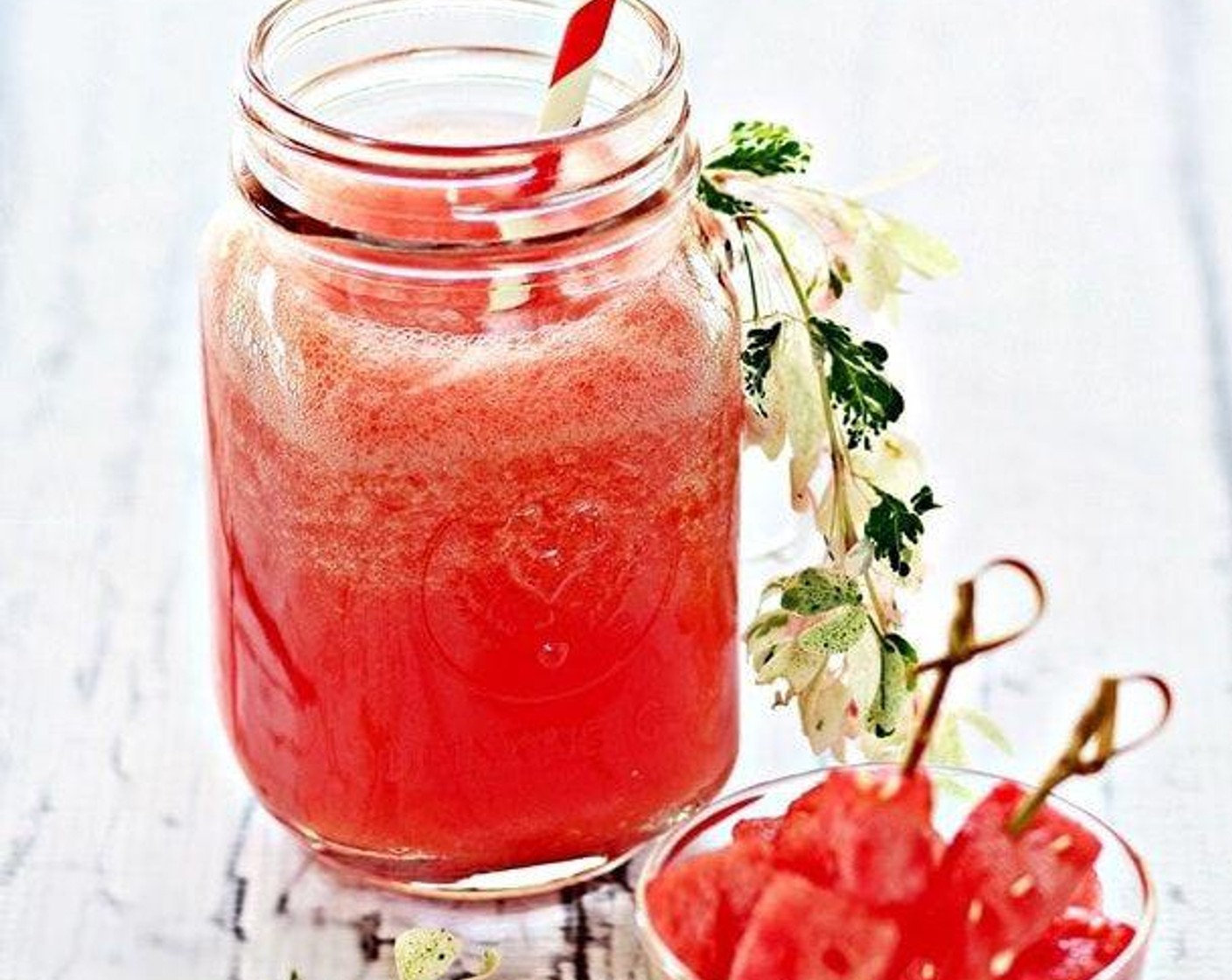 Watermelon, Pineapple and Orange Smoothie