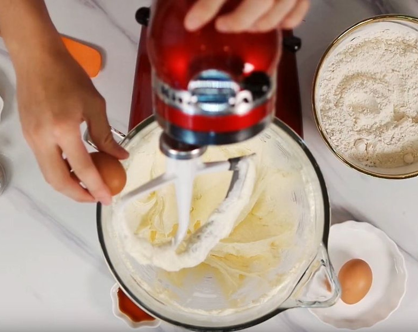 step 3 Crack in the Eggland's Best Classic Eggs (3), one at a time.