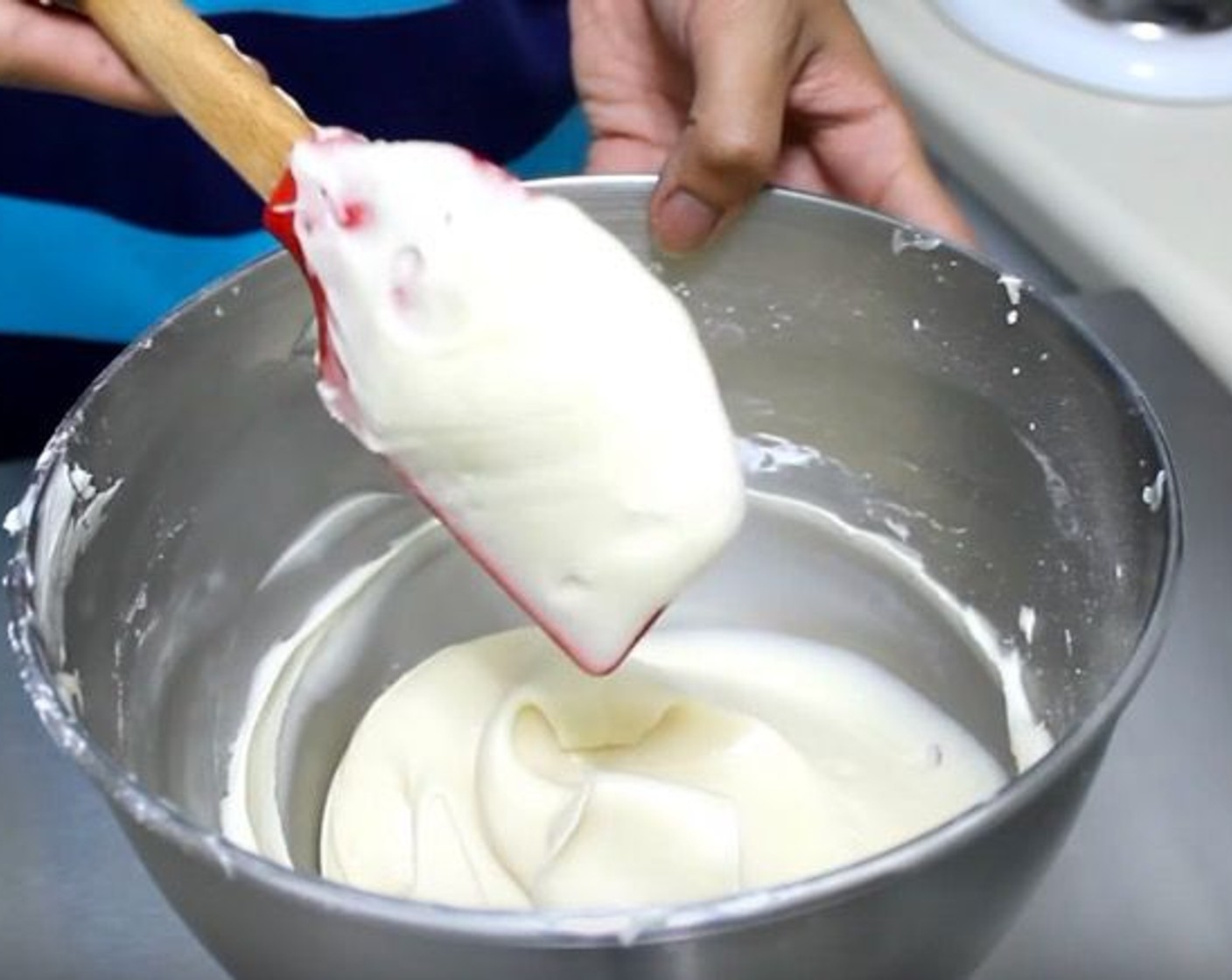 step 8 Add Powdered Confectioners Sugar (4 cups), Butter (1/4 cup) and Vanilla Extract (1 tsp). Mix on medium until mixture thickens. Place in fridge until ready for use.