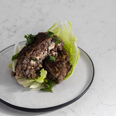 Feta Mint Lamb Burgers Recipe | SideChef