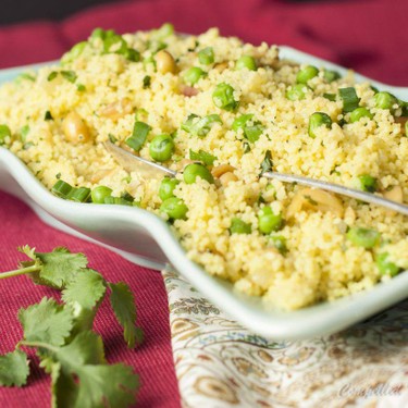 Couscous with Peas and Peanuts Recipe | SideChef