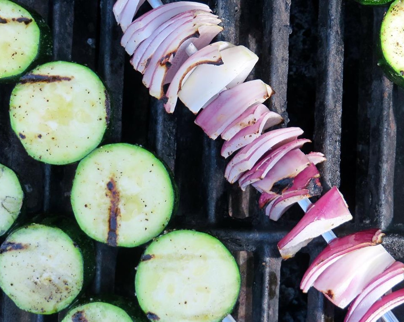 step 9 Grill the skewers to crisp-tender doneness.