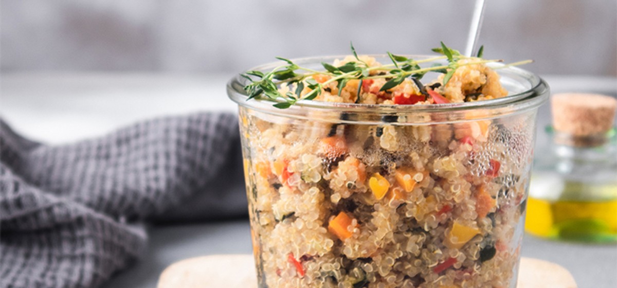 Quinoa with Vegetables SousVide Recipe SideChef