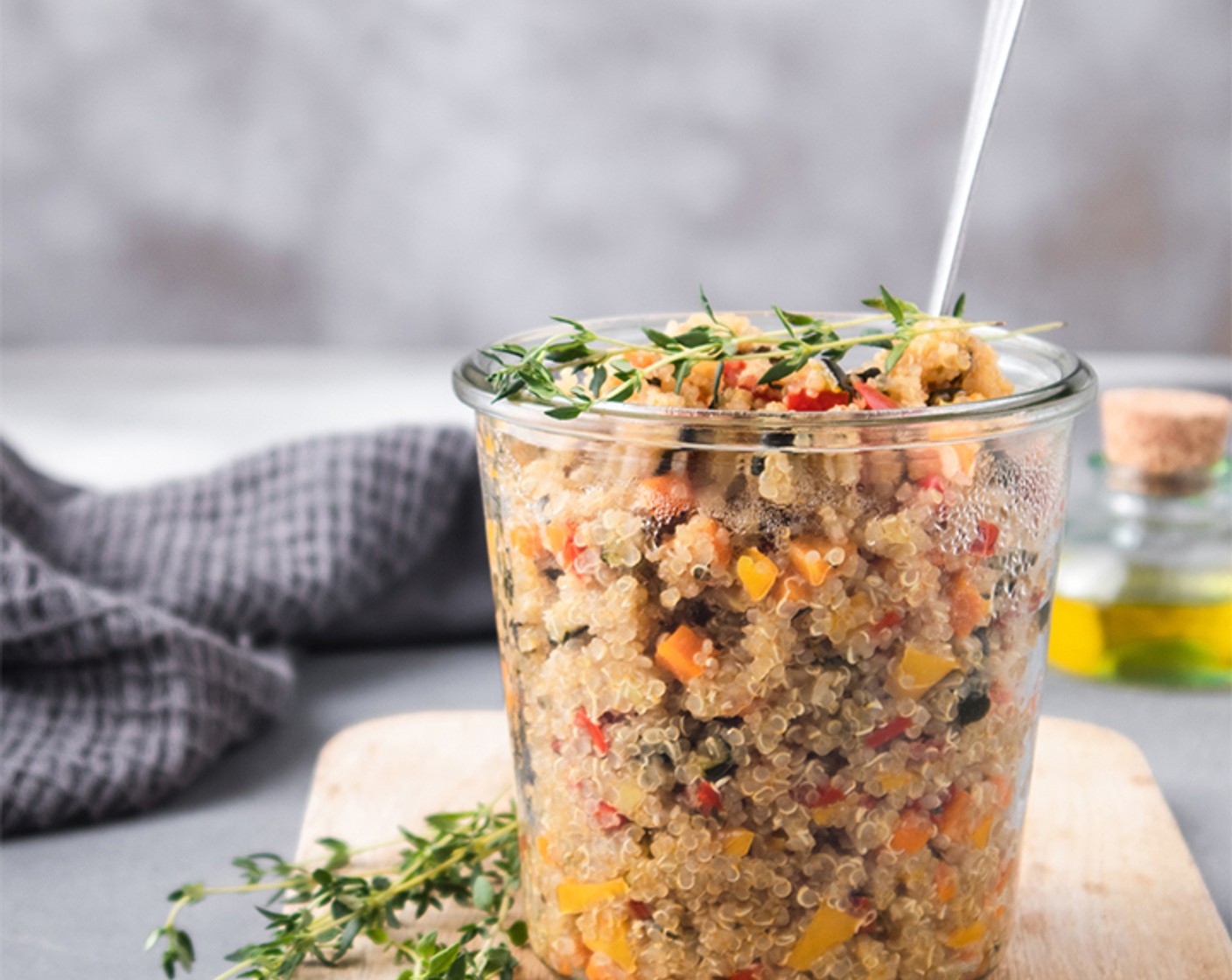 Quinoa with Vegetables Sous-Vide