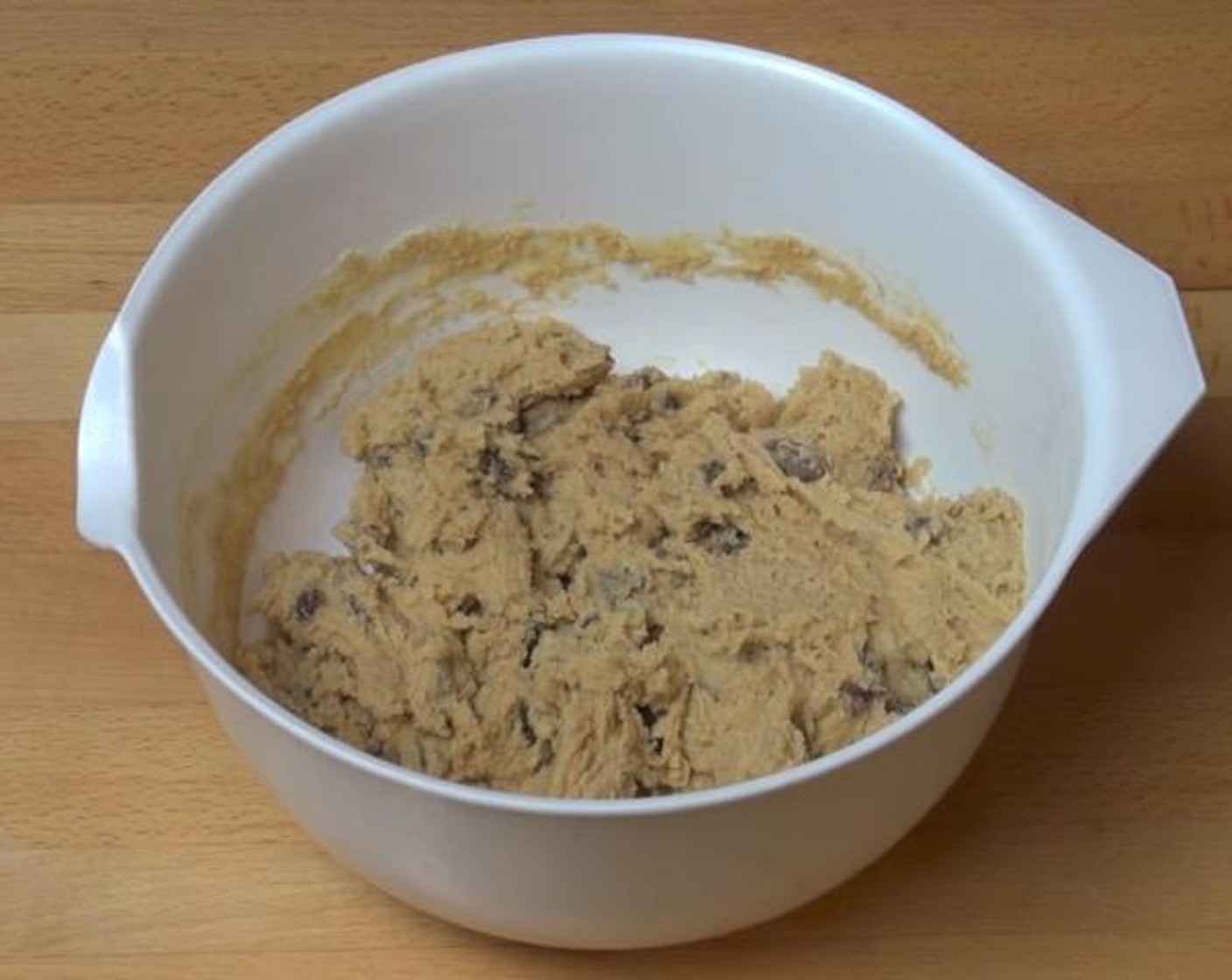 step 3 Sift in All-Purpose Flour (1 cup), Simply Organic Cinnamon, Ground (1/2 tsp) and Baking Soda (1 tsp). Stir everything together until just combined.