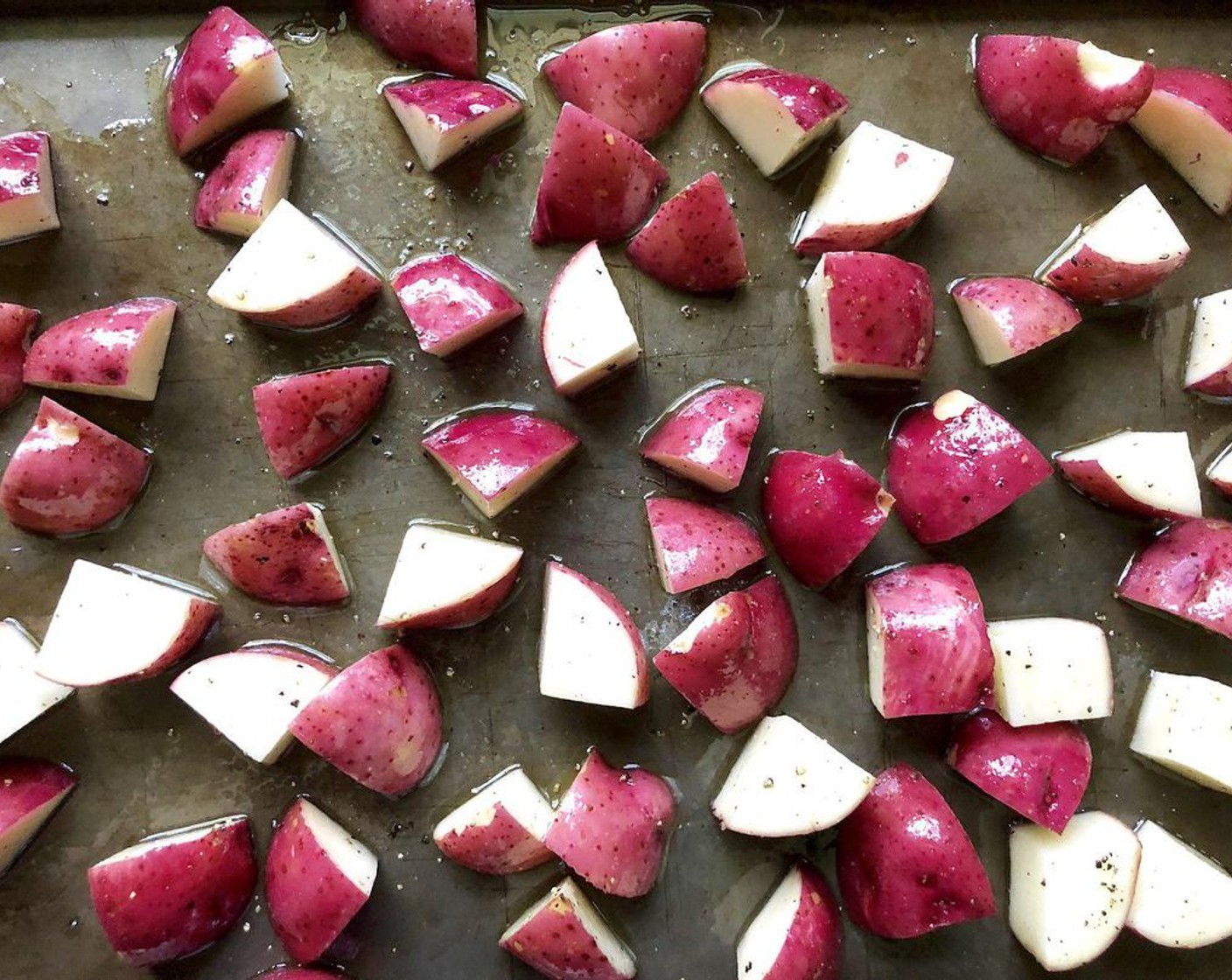 step 3 When potatoes are done, reduce oven temperature to 375 degrees F (190 degrees C).