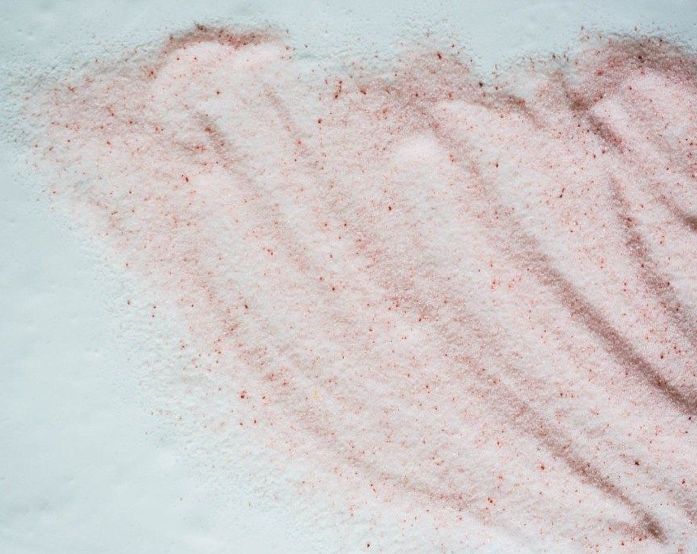 step 7 Mix the Granulated Sugar (1 1/2 cups) and Pink Food Coloring (1 drop) together.
