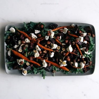 Roasted Beetroot & Carrot Salad with Chèvre Recipe | SideChef