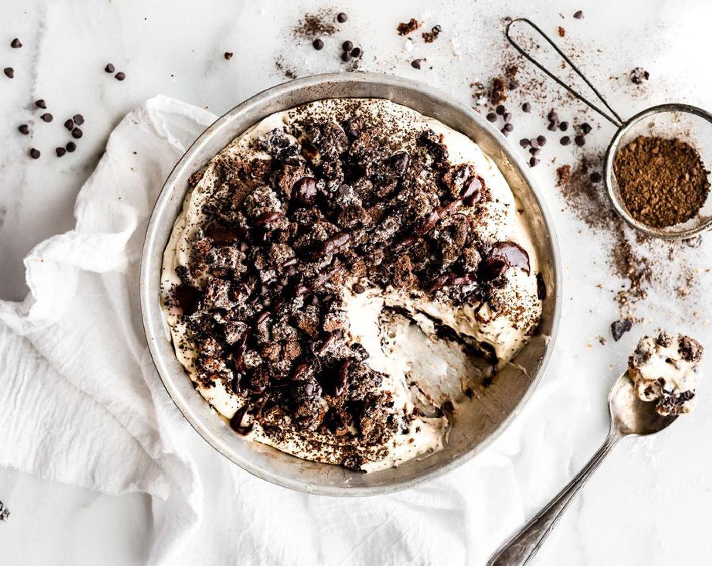 No Bake Dirt Pie