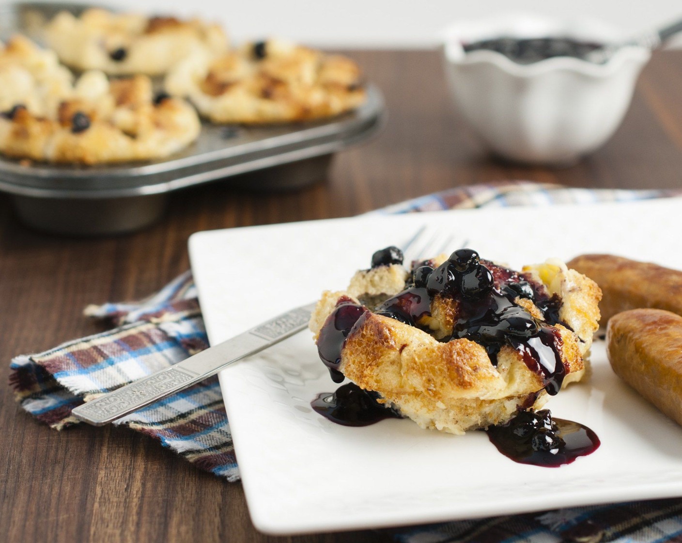 step 10 Remove from oven and serve with balsamic blueberry sauce.