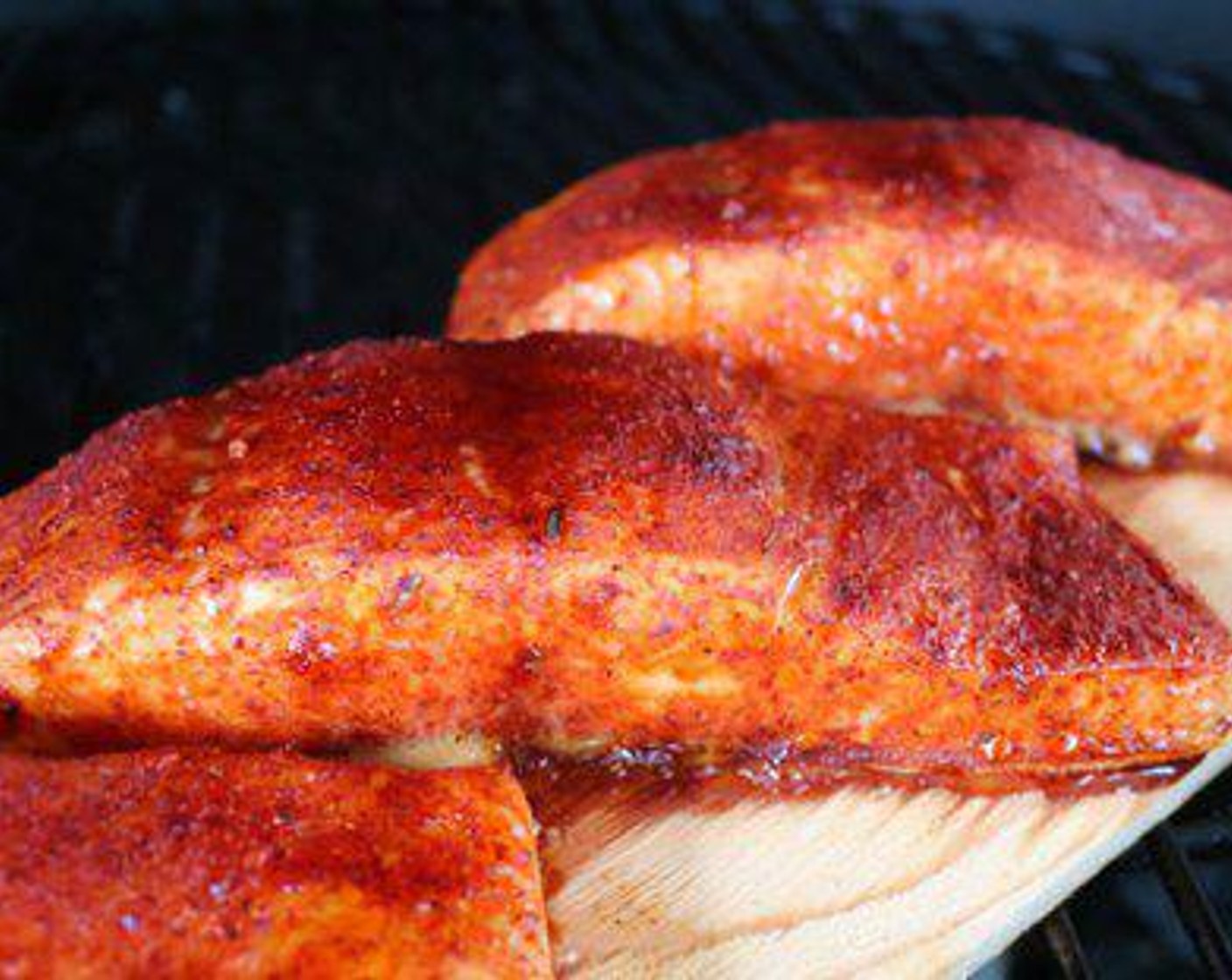 step 2 Soak your Cedar Plank in water for ½ hour; prepare the grill for direct cooking holding temperature at 300 degrees F (150 degrees C).