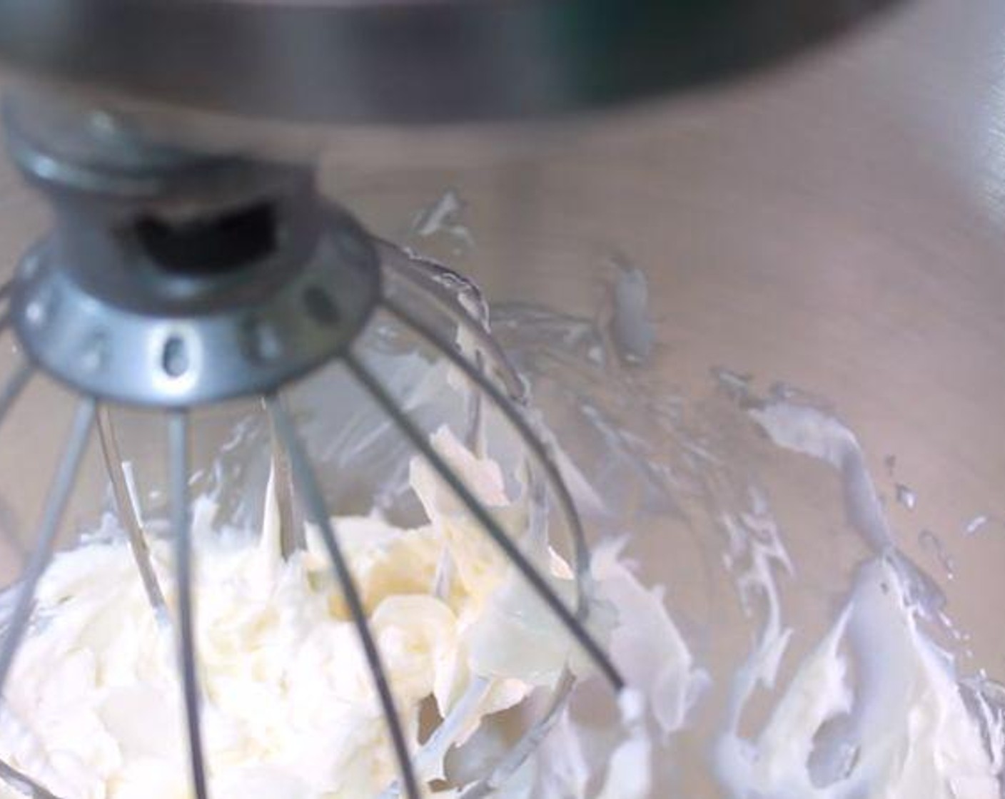 step 5 To make the frosting, take the Cream Cheese (1/2 cup), Vanilla Extract (1/2 tsp) and Butter (2 Tbsp) and mix together until nice and soft. With the stand mixer running, add in the Powdered Confectioners Sugar (2 cups)