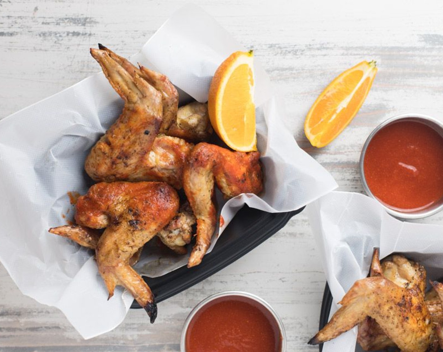 step 8 Serve wings with BBQ sauce for dipping.