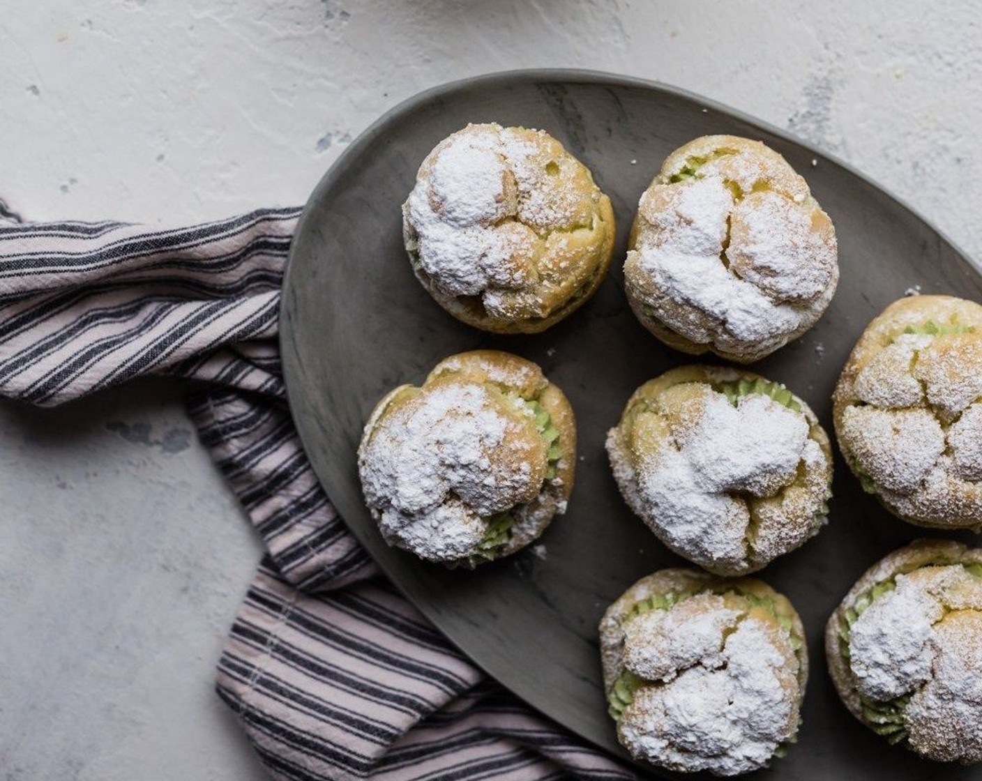 Matcha Cream Puffs