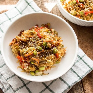 Spaghetti Squash Veggie Teriyaki Bowl Recipe | SideChef