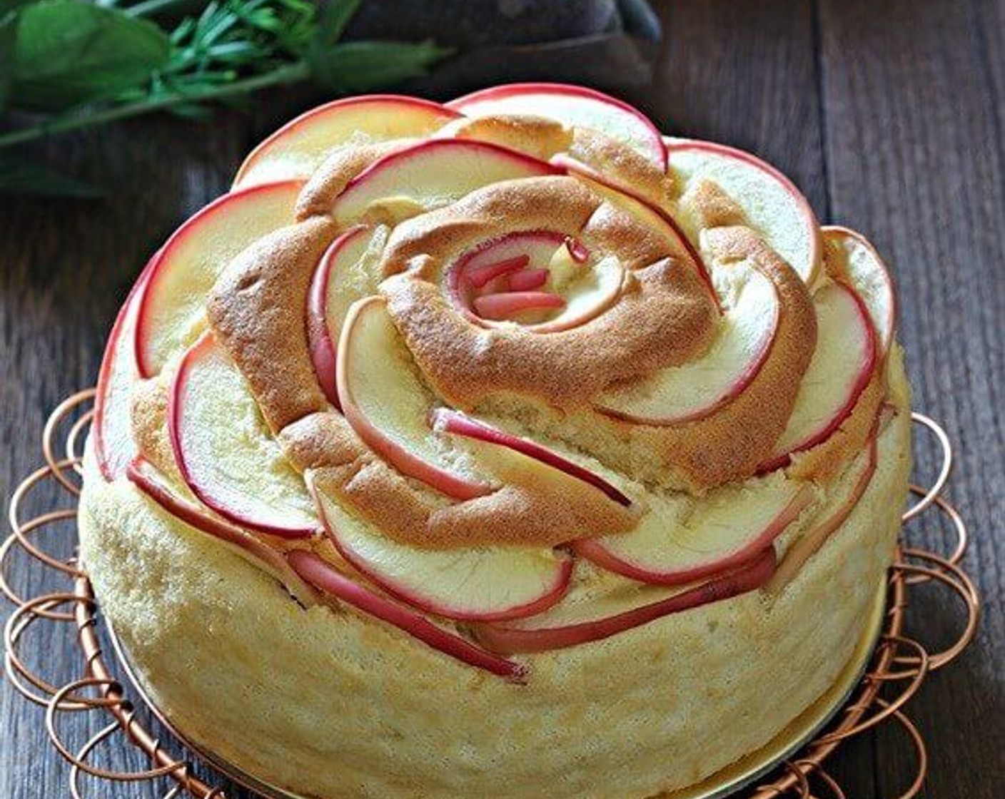 Apple chiffon cake: the american way to surpise your guests! 