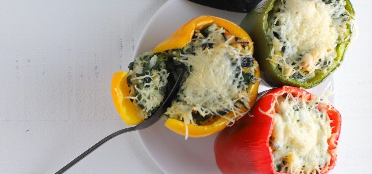 Cheesy Garden-Stuffed Peppers Recipe | SideChef