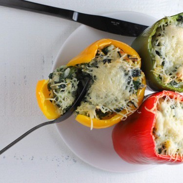 Cheesy Garden-Stuffed Peppers Recipe | SideChef