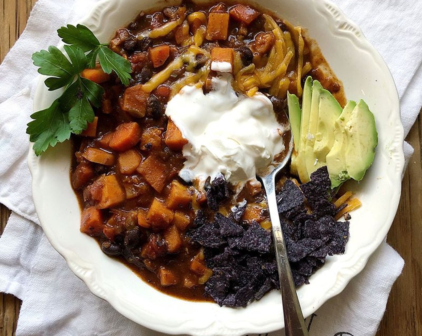 Sweet Potato Black Bean Chili