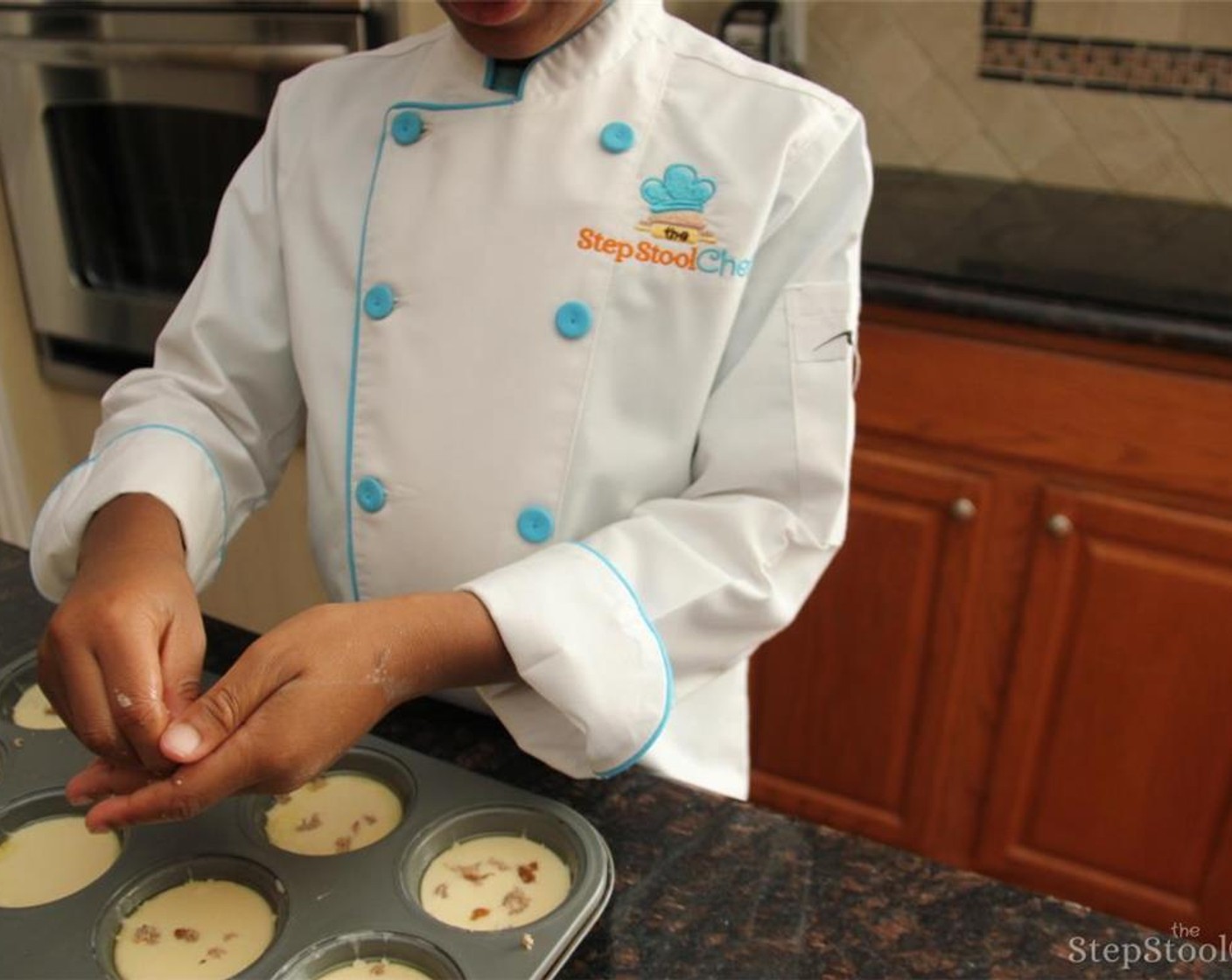 step 3 Pour batter into the muffin pan and top with sausage then bake for 30-35 minutes until golden brown.