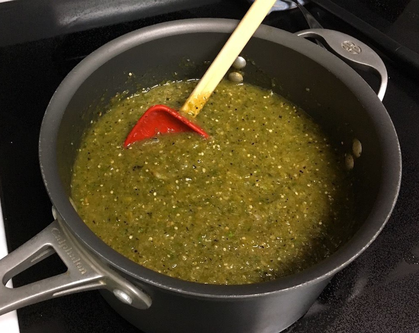step 5 Keep warm on stovetop while cooking the scallops. Extra salsa verde can be refrigerated or frozen for later use.