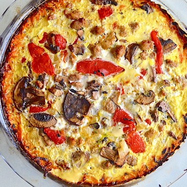 Sweet Potato Crust Quiche Recipe | SideChef