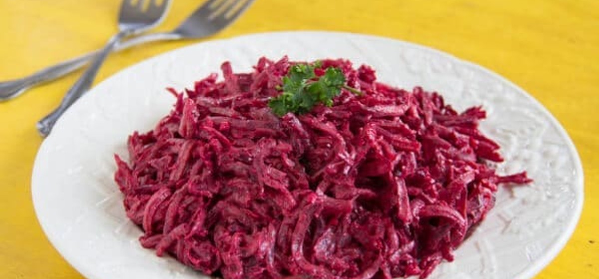 Creamy Beet Salad Recipe | SideChef
