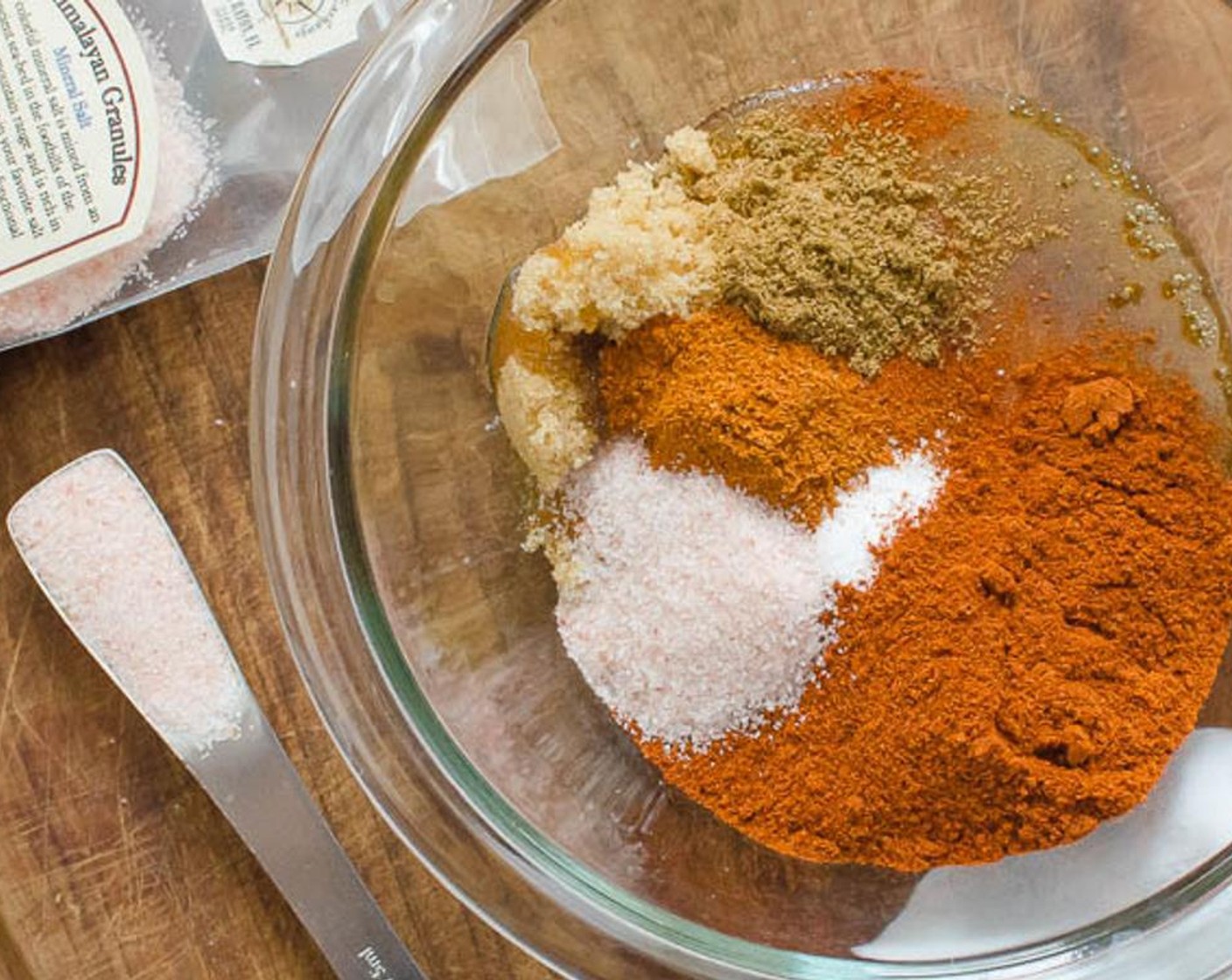 step 1 In a medium bowl combine the Brown Sugar (4 Tbsp), Kosher Salt (4 Tbsp), Honey (4 Tbsp), Cayenne Pepper (1 tsp), Smoked Paprika (2 Tbsp), Ground Cumin (1/2 tsp), and Curing Salt (2 tsp), stirring until well mixed.