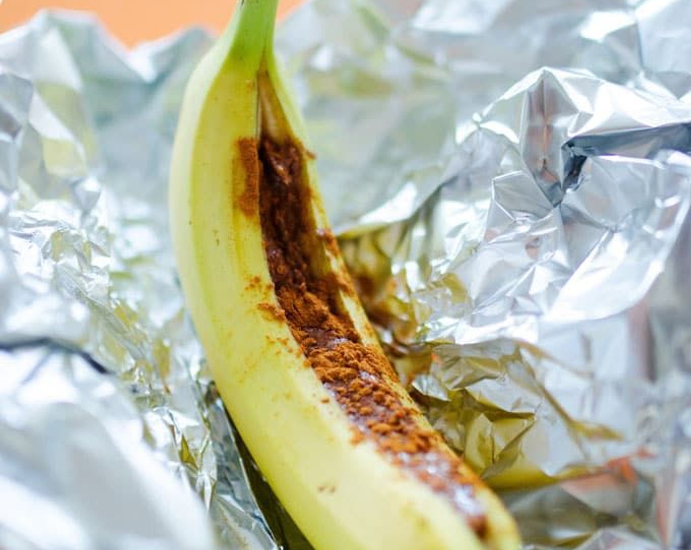 Almond Butter Baked Bananas