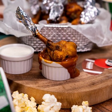 Chicken Lollipops with Homemade Buffalo Sauce Recipe | SideChef
