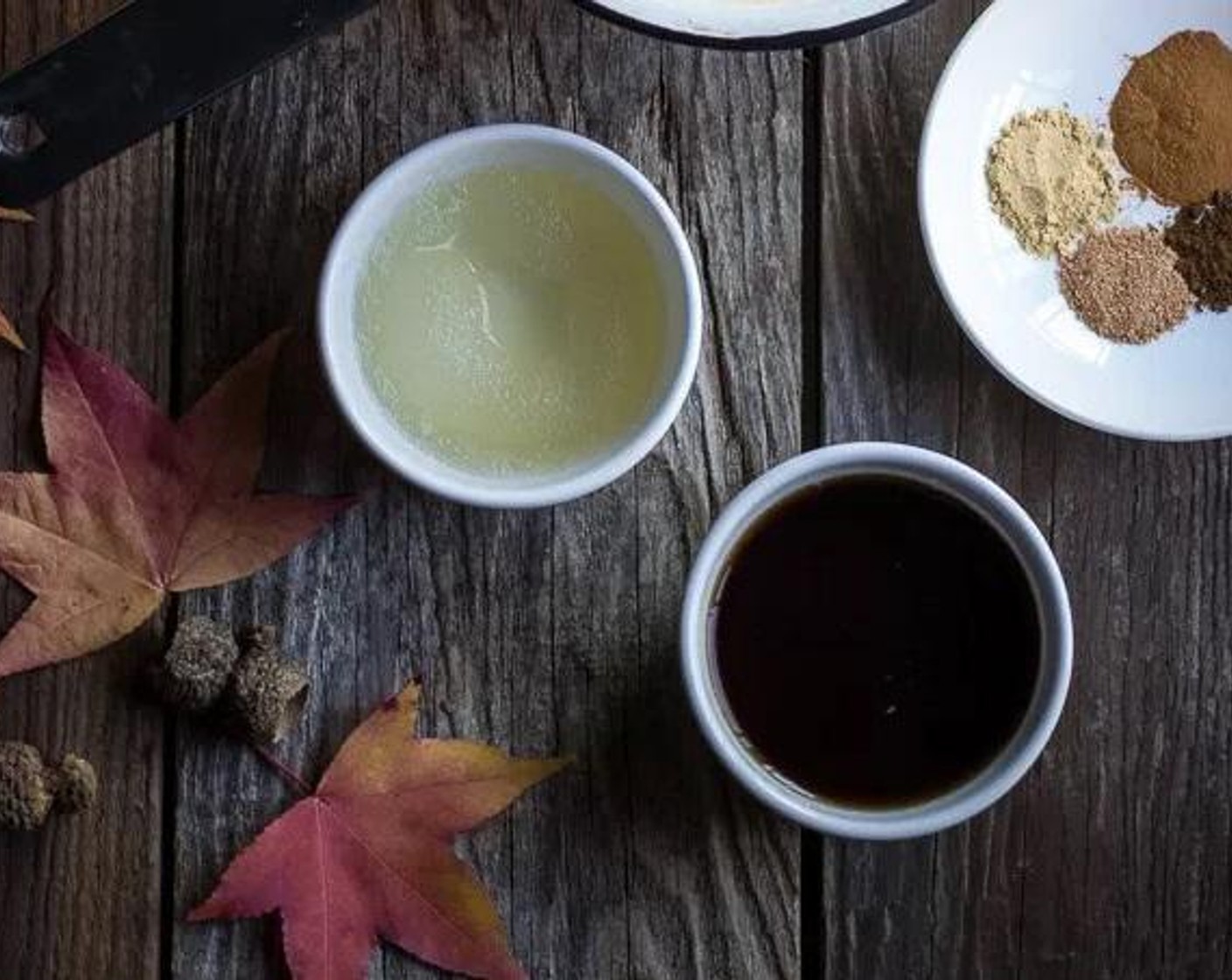 step 2 In a small pot, combine the 100% Pumpkin Purée (1 can), Maple Syrup (1/2 cup), Ground Cinnamon (3/4 tsp), Ground Ginger (3/4 tsp), Ground Cloves (1/4 tsp), and Ground Nutmeg (3/4 tsp), place on the stovetop​ over medium-lo​w heat, stirring to combine.