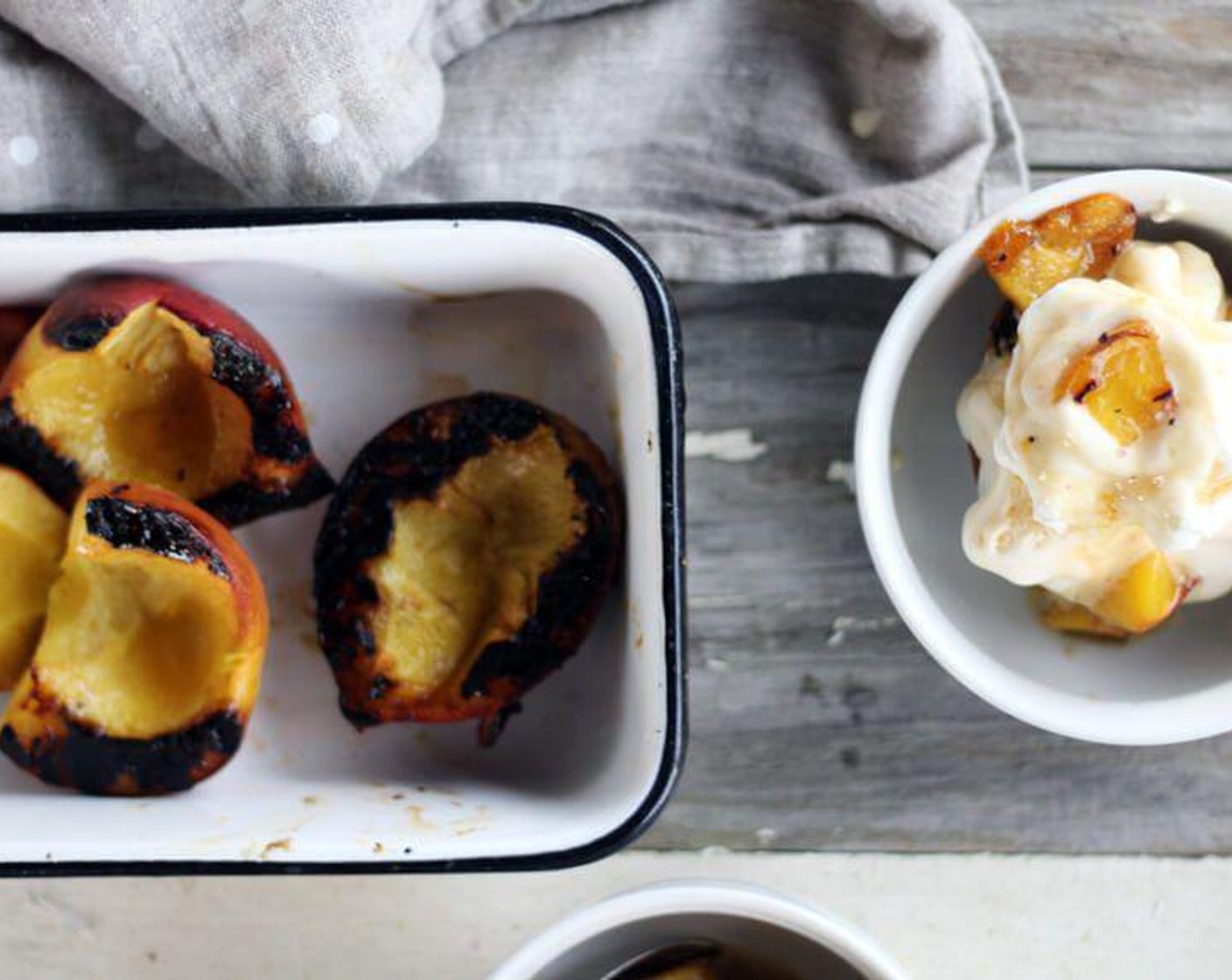 Summer Sundaes and Sweet Grilled Peaches