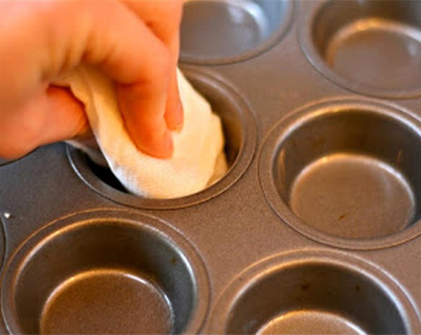 step 3 Lightly spray a mini muffin tin with Nonstick Cooking Spray (as needed) and then wipe out with a paper towel.
