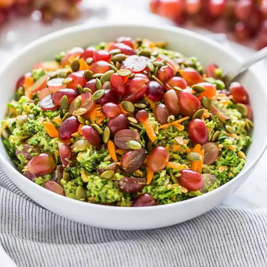Healthy Broccoli Salad with Creamy Avocado Dressing Recipe | SideChef