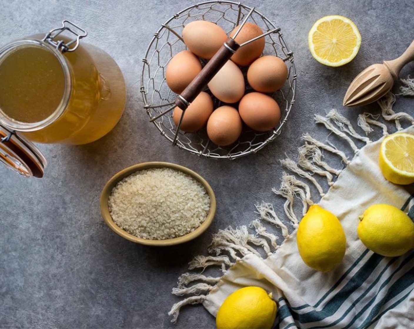 step 1 Bring Chicken Stock (8 cups), to a boil over high heat and add Arborio Rice (1 cup).