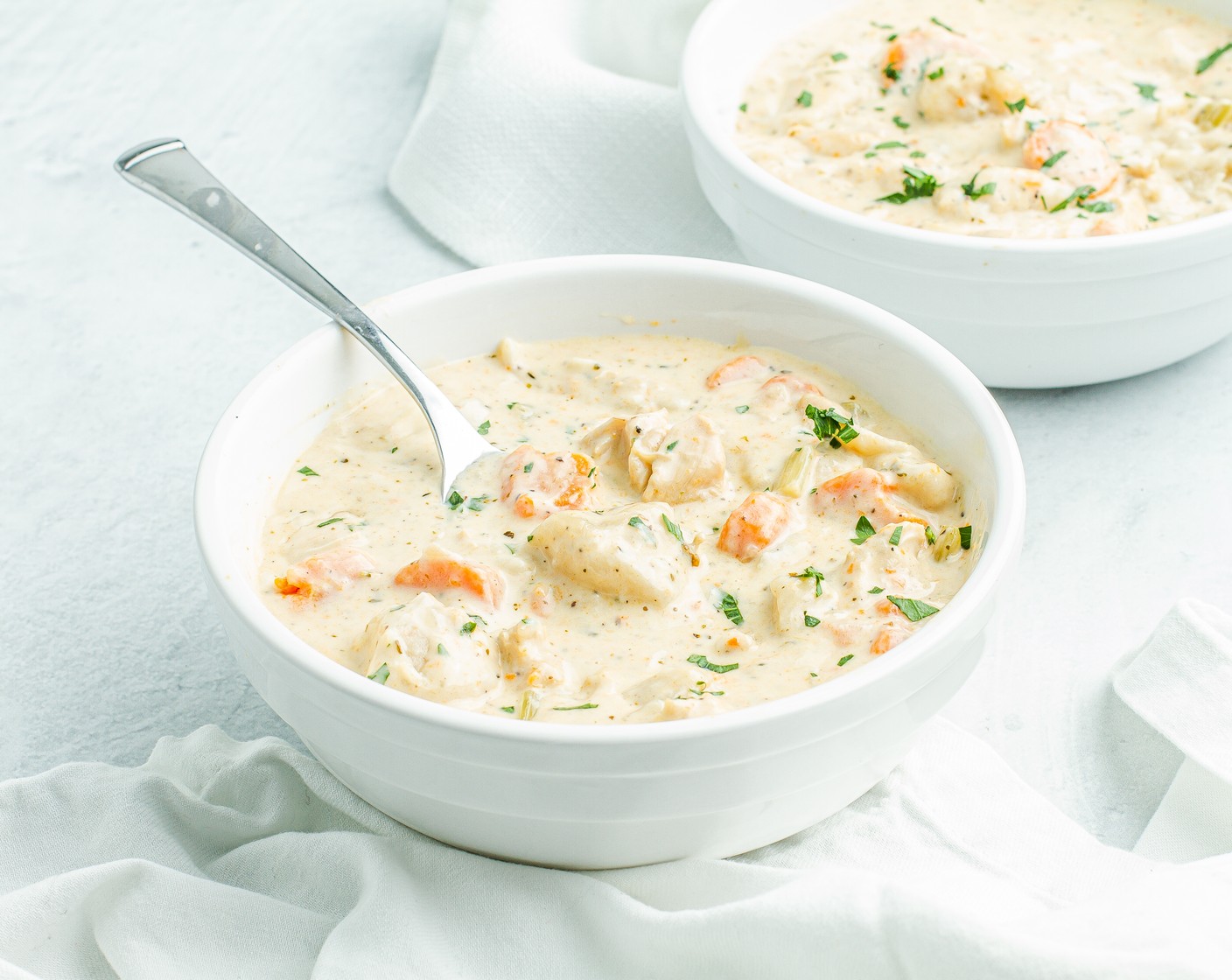 Instant Pot Creamy Chicken & Dumplings