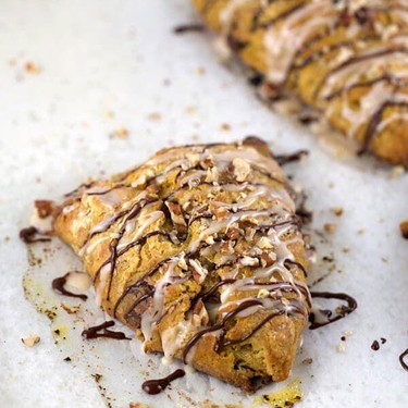 Chocolate Pumpkin Pecan Scones Recipe | SideChef
