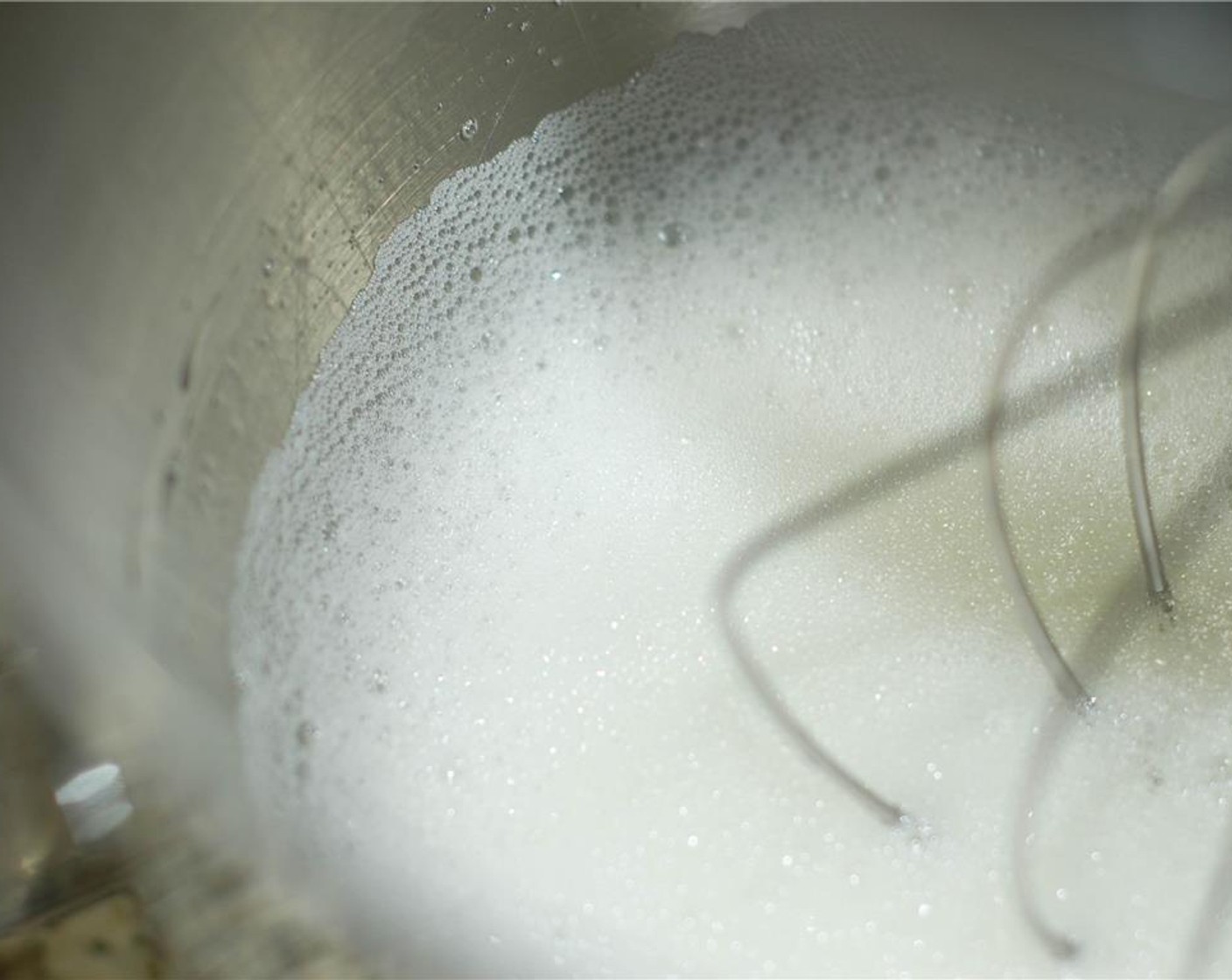 step 5 In the bowl of a stand mixer, add whites of the Eggland's Best Classic Eggs (4). Using the whisk attachment, whisk whites on medium speed until foamy.