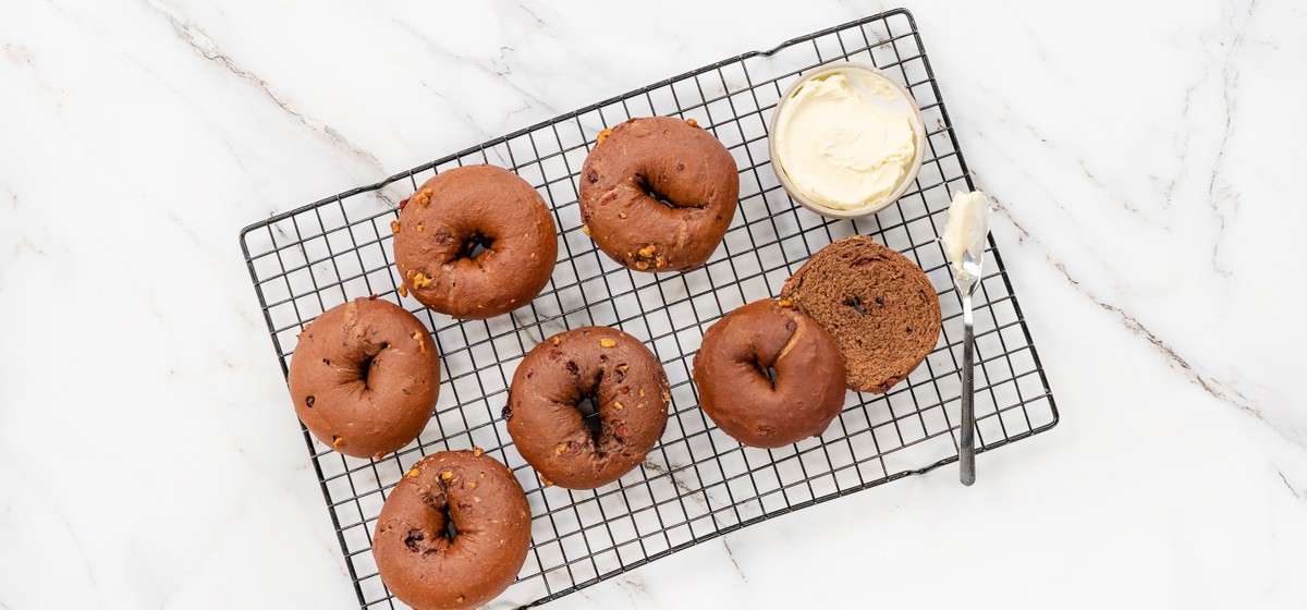 Walnut and Cranberry Bagels Recipe SideChef