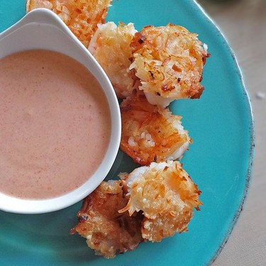 Coconut Shrimp with Red Curry Sauce Recipe | SideChef
