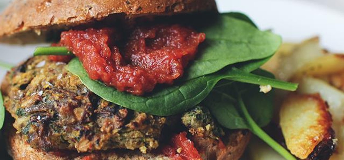 Mushroom Bean Burger Recipe | SideChef