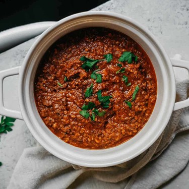 The Best “Meat” Sauce for Vegan Spaghetti Recipe | SideChef
