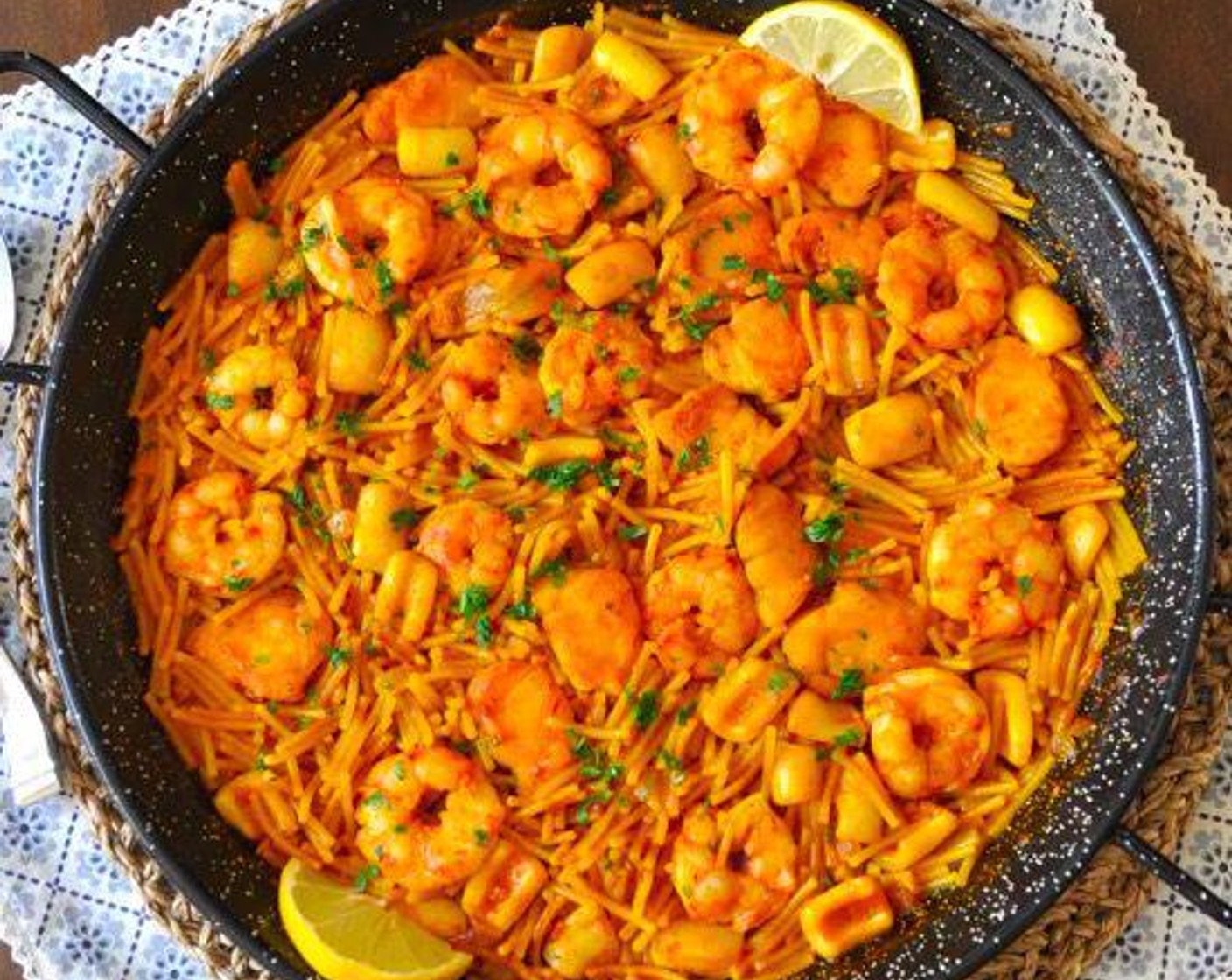 Spanish Seafood Fideua